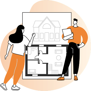 ícone de planta de imóvel