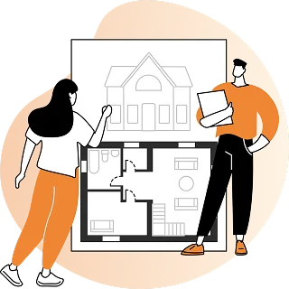 ícone de planta de imóvel